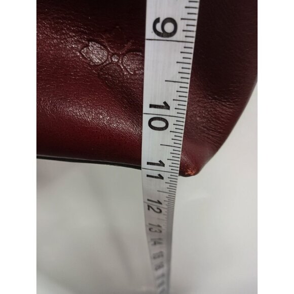Vintage Patricia Nash Womens Eastleigh Tote Shoulder Bag Large Red Leather - Picture 11 of 11